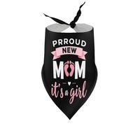 Bandanas pour Chien « Fière Nouvelle Maman » : Annonce d'une Naissance ! Bavoirs à col en V pour Chiots et Chats. Accessoires pour Petits, Moyens et Grands Chiots et Chats.