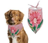Bandanas pour chien « Happy Mother Day » pour nourrir et toiletter, bavoirs triangulaires lavables pour animaux domestiques pour chats et chiens