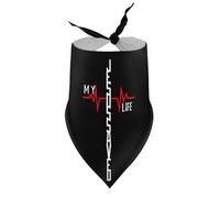 Bandanas pour Chien « Jésus m'a sauvé la Vie » 1 Bavoir col en V pour Chiot/Chat