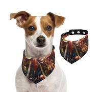 Bandanas pour chien motif trompette abstraite, foulard lavable pour petit et grand animal de compagnie, écharpe pour fille ou garçon, accessoires pour animaux de compagnie