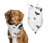 Bandanas pour Chien Motifs De Chauves-Souris Echarpe pour Chien Bavoir Kerchief pour Animaux De Compagnie Large: 70 * 30 CM