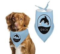 Bandanas pour Chien, Orque, Baleine, Bavoirs triangulaires pour Chien, écharpe Mignonne pour Animaux de Compagnie de Petite, Moyenne et Grande Taille