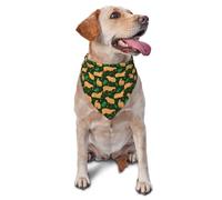 Bandanas pour chien, Végétation Capybara Triangle Bavoirs Écharpes pour chien Mouchoir pour chien, Accessoires pour chien mignon Bandanas pour chien