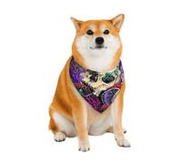 Bandanas pour Chiens à Motif Champignons, Bavoirs triangulaires Confortables en Coton pour Chiens et Chats, Jolis Foulards pour Petits, Moyens et Grands Chiens.