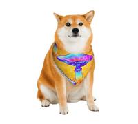 Bandanas pour Chiens à Motif Champignons, Bavoirs triangulaires Confortables en Coton pour Chiens et Chats, Jolis Foulards pour Petits, Moyens et Grands Chiens.