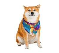 Bandanas pour Chiens à Motif Champignons, Bavoirs triangulaires Confortables en Coton pour Chiens et Chats, Jolis Foulards pour Petits, Moyens et Grands Chiens.
