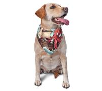 Bandanas pour Chiens à Motifs Lapins, Pirates et pieuvres, de Forme Triangulaire, pour Chiens de Petite, Moyenne et Grande Taille.