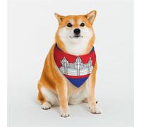 Bandanas pour chiens de petite, moyenne et grande taille, motif drapeau du Cambodge, doux et confortable pour garçons et filles, idéal pour les animaux de compagnie
