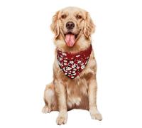 Bandanas pour Chiens et Chats à Fleurs de Cerisier Rouges du Japon, déguisement pour Animaux de Compagnie, écharpe pour Chats de Petite, Moyenne et Grande Taille
