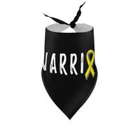 Bandanas pour Chiens et Chats, Motif Guerrier, Sensibilisation à l'obésité Infantile, Bavoirs à col en V, Foulards triangulaires Ajustables, Accessoires pour Chiots et Chats de Petite, Moyenne et GRA