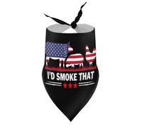 Bandanas pour Chiens « IdThat BBQ » Amusants pour Les maîtres du Barbecue : Bavoirs à col en V pour Chiots et Chats, Foulards triangulaires Ajustables, Accessoires pour Petits, Moyens et Grands Chiot