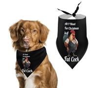 Bandanas pour Chiens imprimés « Je Veux Une Grosse Bite », Foulard Triangulaire Fantaisie pour Animaux de Compagnie, Mouchoir pour Chiots, Petits, Moyens et Grands Chiens, Chats, Lapins