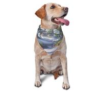 Bandanas pour Chiens, Motif « Feu de l'enfer », écharpe Respirante pour Animaux de Compagnie