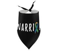 Bandanas pour Chiens, Motif Guerrier, Sensibilisation aux minorités nationales, Bavoirs à col en V pour Chiots et Chats, Foulard Triangulaire Ajustable, Accessoires pour Petits, Moyens et Grands CHIO