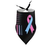 Bandanas pour Chiens, Sensibilisation au Syndrome de Mort subite du Nourrisson, Bavoirs à col en V pour Chiots et Chats, Accessoires triangulaires Ajustables pour Petits, Moyens et Grands Animaux de