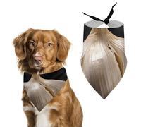 Bandanas réglables à l'ail brut pour animaux de compagnie - Foulards triangulaires pour chiens de petite et moyenne taille