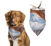Bandanas réglables pour chien Arches National Park - Mouchoir de fête pour animaux de compagnie - Écharpe triangulaire pour chien de petite et moyenne taille - Accessoire de costume
