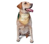 Bandanas rétro pour animaux de compagnie avec imprimé drapeau irlandais - Bandanas mignons pour chien et chat pour les vacances, Noël, Halloween - Bavoirs triangulaires réglables pour la promenade en