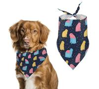 Bandanas triangulaires pour Animaux de Compagnie, Foulard Doux, Accessoires pour Animaux de Compagnie pour Les fêtes, Les Photos et Les Voyages, Motif Capybara.