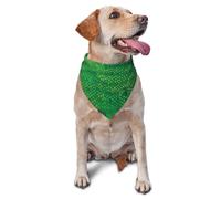 Bandanas Verts en Peau de Serpent pour Chien, Chat, Chiot, écharpe, Mouchoir Lavable pour Animaux de Compagnie
