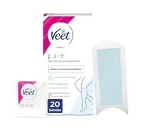 Veet Bandas De Cera Depilatorias Corporales Pure Piel Sensible 20
