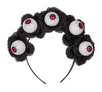 Bandbands Horreur - Coiffe gothique, accessoire de cheveux effrayant | Bandeuse de fête d' drôle avec des détails floraux et du crâne pour habiller des costumes, un traitemen