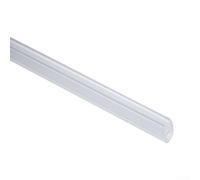 Bande à bulles transparente en forme de D pour porte de douche en verre, joint d'étanchéité pour éviter les fuites de salle de bain et le bruit de friction (6 mm)