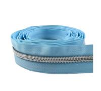 Bande À Fermeture Éclair for Sac Coudre, 1 Pièce, 20M, 5#, Fermetures Glissière En Nylon, Rouleau De Plastique Au Mètre, Kit Réparation Vêtements, Accessoires Couture Faire Soi-même(ZA419-79-Silver)