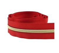 Bande À Fermeture Éclair for Sac Coudre, 1 Pièce, 20M, 5#, Fermetures Glissière En Nylon, Rouleau De Plastique Au Mètre, Kit Réparation Vêtements, Accessoires Couture Faire Soi-même(ZA030-10-Gold)