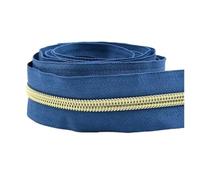 Bande À Fermeture Éclair for Sac Coudre, 1 Pièce, 2M, 5#, Fermetures Glissière En Nylon, Rouleau De Plastique Au Mètre, Kit Réparation Vêtements, Accessoires Couture Faire Soi-même(ZA030-35-Gold)