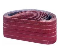 Bande Abrasive 13 x 457 mm,Ensemble de Bandes Abrasives(10 x grain 40/60/80/120/180/240 chacun) pour Ponceuses à Bande, compatible