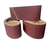 Bande abrasive 2460 x 400 mm pour oxyde d'aluminium de qualité supérieure pour meulage de meubles - Accessoire de ponceuse à bande large (grain 320)