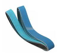 bande abrasive 5pcs 915mm*50mm/ 760mm*40mm Linishing Sanding Belts Blue Zirconium Corundum Belt 40# 60# 80# 120#(P80,760 x 40mm)