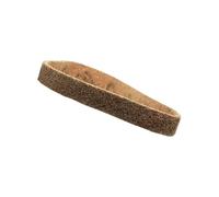 Bande abrasive en nylon 533 × 30 mm - Bande abrasive très résistante à l'usure pour la construction, l'ébavurage et les finitions en acier inoxydable brossé (jaune)