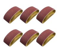 Bande abrasive en oxyde d'aluminium de qualité supérieure - 5,1 x 61 cm - Convient à la plupart des ponceuses - Abrasif pour le travail du bois lisse - Abrasif en oxyde d'aluminium