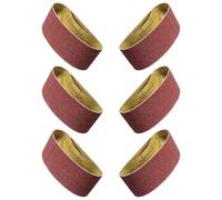 Bande abrasive en oxyde d'aluminium de qualité supérieure - 5,1 x 61 cm - Convient à la plupart des ponceuses - Abrasif pour le travail du bois lisse - Abrasif en oxyde d'aluminium