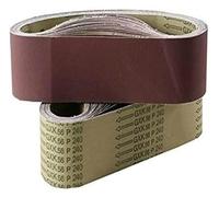 Bande abrasive, Jeu de bandes abrasives, 10 paquets, 75x533.00mm, grain 40-1000, oxyde d'aluminium for le polissage la ponceuse(P400)