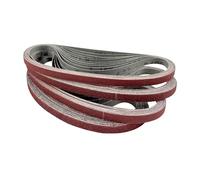 Bande Abrasive Limeuse pour Bois et Métaux 9 mm x 533 mm - Lot de 40 bandes, grains assortis (10x P40, P60, P80, P120)