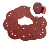 Bande Abrasive Lot de 10 à 100 disques abrasifs auto-agrippants, papier verre adhésif 5 pouces, 8 trous for ponçage orbital aléatoire, grains 60 2000(1200 grits,100pcs)