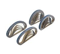 Bande Abrasive Lot de 10 bandes abrasives 330 x 10 mm, papier de verre, zircone, outils de ponçage for métal, bois, meulage, polissage, accessoires de ponceuse(80)