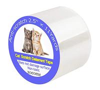 Bande adhésive anti-rayures pour chat - Protection contre les rayures pour portes - 6,9 x 11 m - Autocollant transparent - Pour canapé, porte, table, meubles