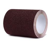 Bande adhésive antidérapante de 15 cm - Marron - Pour échelles, marchepieds et escaliers - Aide au remplacement autocollant des ongles pour animaux de compagnie