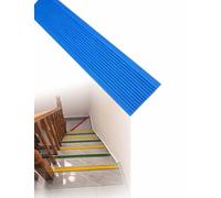 Bande adhésive antidérapante de 3 cm de large for marches d'escalier, en PVC imperméable, for escaliers intérieurs et extérieurs, rampes et terrasses.(Blue,3000x3cmm)