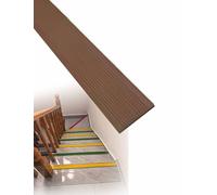 Bande adhésive antidérapante de 3 cm de large for marches d'escalier, en PVC imperméable, for escaliers intérieurs et extérieurs, rampes et terrasses.(Coffee,500x3cm)