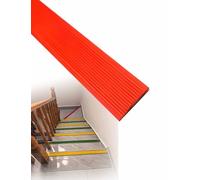 Bande adhésive antidérapante de 3 cm de large for marches d'escalier, en PVC imperméable, for escaliers intérieurs et extérieurs, rampes et terrasses.(Red,4000x3cm)