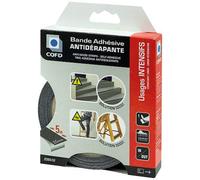 Bande adhésive antidérapante - L : 5 m - l : 25 mm - noir