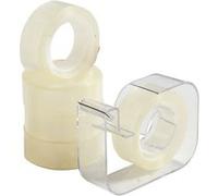 Bande adhésive avec dérouleur - 15 mm - 1 pce