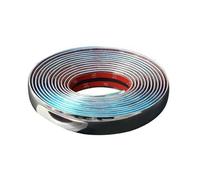 Bande adhésive chromée pour voiture - 5 m - Bande décorative pour voiture avec finition brillante | 30 mm PVC Bande anti-rayures universelle | Type de carrosserie | Protection élégante pour pare-chocs