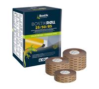 Bande adhésive - colle contact ROLL 25 - 25mm x 50m - Lot de 8 - BOSTIK - 30607844