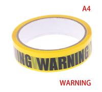 Bande Adhésive D'avertissement De Danger,1 Rouleau,Avertissement De Barrière Fragile,Rappel De Sécurité Au Travail,Autocollant De Bricolage - Type A4